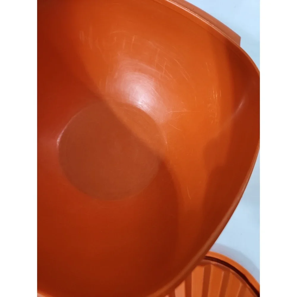 Vintage Tupperware Bowl 838-7 with Lid Orange